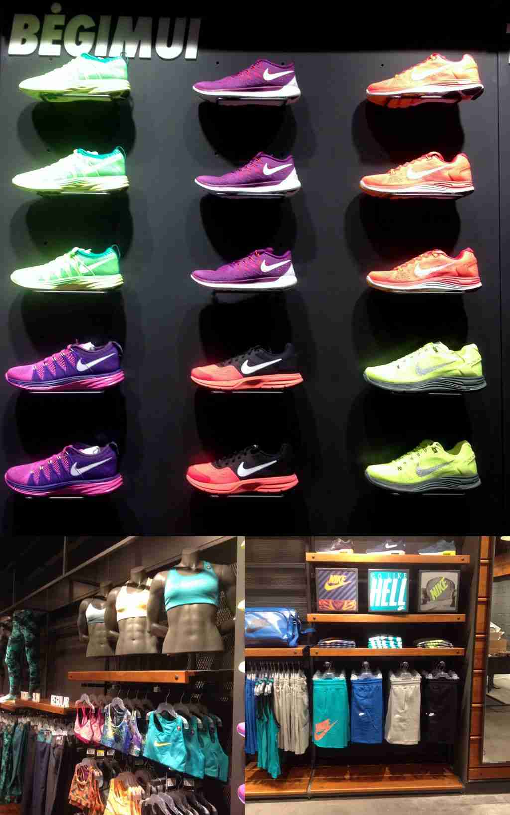 Nike parduotuve akropolis