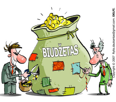 Biudžeto skyles žadama kamšyti pajamomis iš ekonomikos augimo