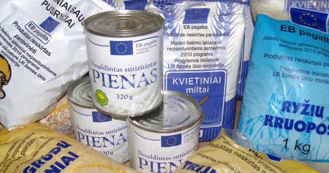 Surinktas maistas nepasiturintiesiems